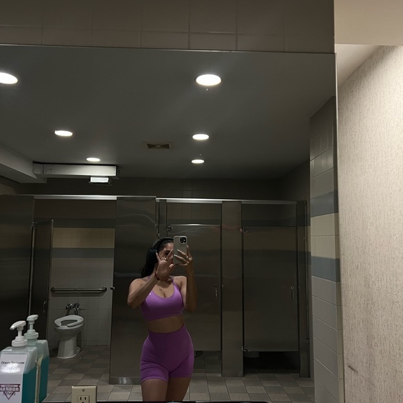 Oner Active Effortless Seamless Shorts Grape - Picture 7 of 7